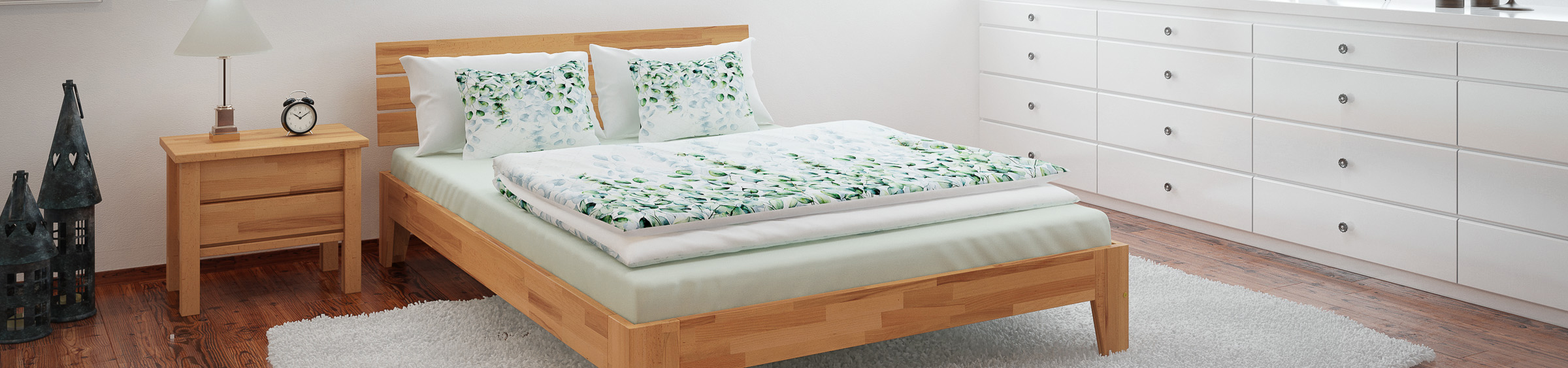 Erst-Holz Elegante futon in Pino massello Laccato 90x200 con doghe rigide 60.67-09 